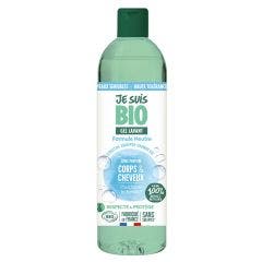 Gel Douche Sans Parfum Bio 250ml Corps et Cheveux Peaux Sensibles Je suis Bio