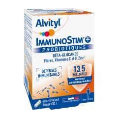 Immunostim 30 gelules vegetales Defenses De L'organisme Alvityl