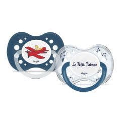 Sucettes Anatomique Le Petit Prince Avion x2 18 Mois et Plus Dodie