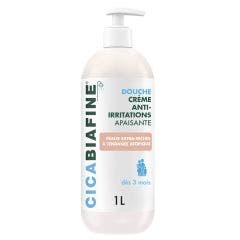Crème Douche Anti-Irritations Hydratante Flacon-Pompe 1L Cicabiafine Biafine