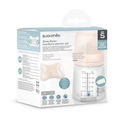Pack Biberon 180ml + Sucette Zero, Zero -2M/2M Suavinex