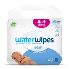 Lingettes bébé 4x60 + 1 Offert Waterwipes