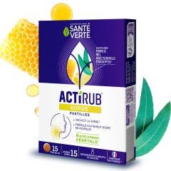 Gorge 15 pastilles ActiRub Adoucit la gorge Sante Verte