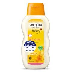 Lait Corporel 2x200ml Calendula Bébés et Enfants Weleda