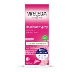 Déodorant 2x100ml Rose Musquee Weleda