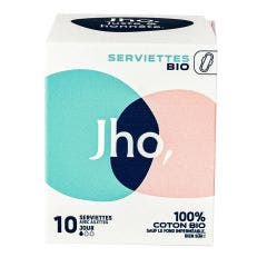 Serviette Jour x10 En Coton Biologique Jho