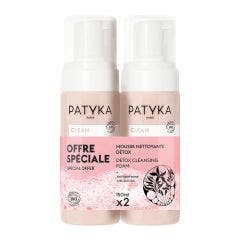 Mousse Nettoyante Detox Bio 2x150ml Clean Patyka