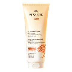 Shampooing Douche Hydratant Apres-soleil 200ml Sun Corps Et Cheveux Nuxe