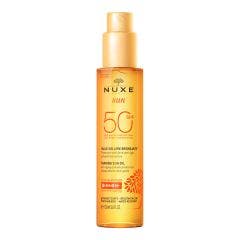 Huile Bronzante Haute Protection SPF50 150ml Nuxe