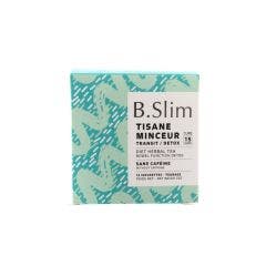 B.Slim Tisane Minceur x15 Infusettes Sans Cafeine Transit détox Diet World