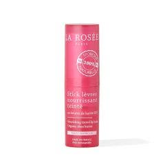 Stick Lèvres Nourrissant Teinté Framboise Rechargeable 4.5g Au beurre de karité Bio LA ROSÉE