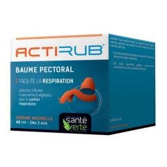 Baume Pectoral Enfant 40ml ActiRub Dès 3 Ans Sante Verte