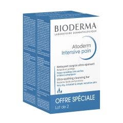 Intensive Pain Nettoyant surgras ultra-apaisant 2x150g Atoderm Peaux sèches Bioderma
