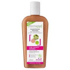Shampooing Traitant Bio 250ml Cuir chevelu sensible Argile Rose Dermaclay