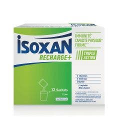 Recharge+ 12 sachets Triple action Isoxan
