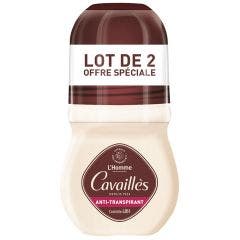 Déodorant Homme Anti Transpirant 48H 2x50ml Absorb + Rogé Cavaillès