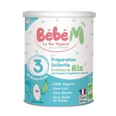 Protéines de Riz + Céréales et Compléments Naturels Bio 800g Bébé M A Partir de 10 Mois La Mandorle