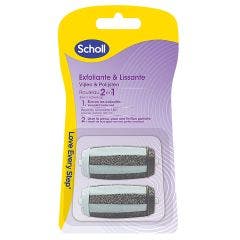 Rouleaux de Remplacement Exfoliant & Lissant x2 Scholl