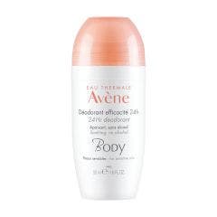 Deodorant Efficacite 24h Peaux Sensibles 50ml Body Avène