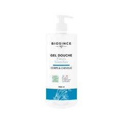 Gel Douche Fleurs Blanches Corps et Cheveux Tous Types Bio Since 1975