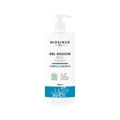 Gel Douche Rose d'Antan Corps et Cheveux Tous Types Bio Since 1975