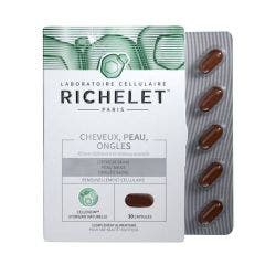 Cheveux, Peau, Ongles 30 capsules Richelet