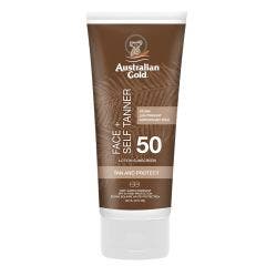 Crème Solaire SPF50 Avec Auto-bronzant 88ml Visage Australian Gold