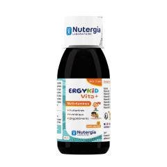 Ergykid Vita + Multivitamines 150ml Goût Abricot Dès 3 Ans Nutergia