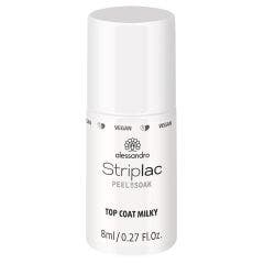Top coat milky 8ml Striplac Semi-permanent Alessandro