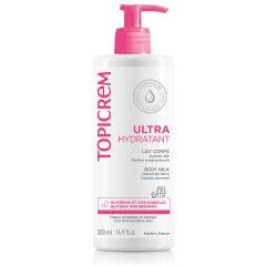Lait Corps 500ml Ultra-Hydratant Peaux Sensibles Et Seches Topicrem