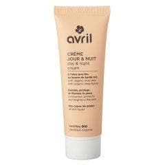 Creme de jour et nuit à l'aloe vera et beurre de karite bio 50ml Avril