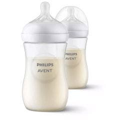 Biberon 2x330 ml Natural Response 3 Mois et + Avent