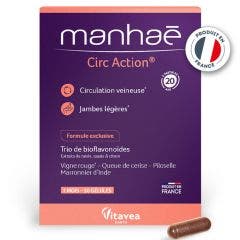 Circulation veineuse 30 gélules Circ Action Manhaé