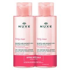 Eau Micellaire Apaisante 3-en-1 2x400ml Very rose Nuxe