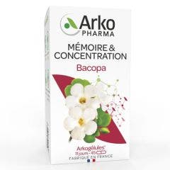 Bacopa Mémoire et Concentration Arkogélules Arkopharma