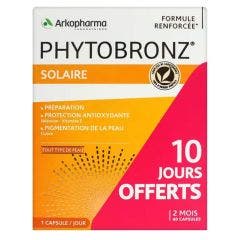 Préparateur Solaire 60 capsules Phytobronz Arkopharma