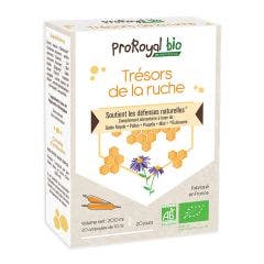 Trésors de la ruche 20 Ampoules ProRoyal Soutien les défenses naturelles Phytoceutic