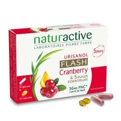 Urisanol Flash 10 Gelules + 10 Capsules Naturactive
