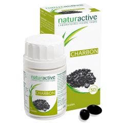 Charbon Vegetal 60 Capsules Naturactive