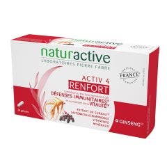Activ 4 Renfort Défenses Immunitaires Et Vitalité 28 Gelules Naturactive