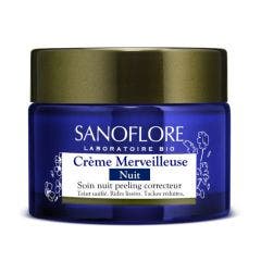 Crème Nuit Soin Peeling Correcteur Bio 50ml Merveilleuse Sanoflore