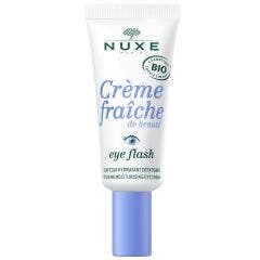Eye Flash Soin Yeux Hydratant Défatigant Bio 15ml Creme Fraîche De Beaute Nuxe