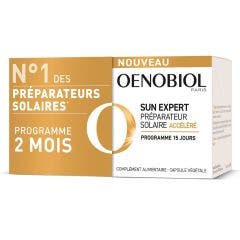 Préparateur Solaire Accéléré 2x15 capsules Sun Expert Préparation solaire accélérée Oenobiol