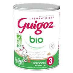 Lait En Poudre Croissance 3 Bio 800g De 10 Mois à 3 Ans Guigoz