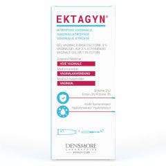 Ektagyn Gel vaginal pour atrophie vaginale 30ml + 7 canules jetables Gynecologie Avec Ectoïne Densmore