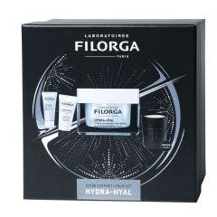 Coffret Avec Mini Bougie Peaux Déshydratées Hydra-Hyal Filorga