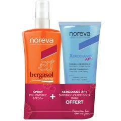Coffret Spray SPF50 + Surgras Xérodiane AP+ 225ml Bergasol Expert Bergasol