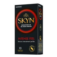 Préservatifs Sans Latex x10 Intense Feel Texture Intensément Perlée Manix