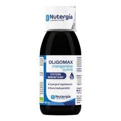 Oligomax Manganèse Cuivre 150ml Système Immunitaire Nutergia