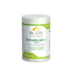 Curcuma + Piperine Bio 60 Gelules 2400mg Be-Life